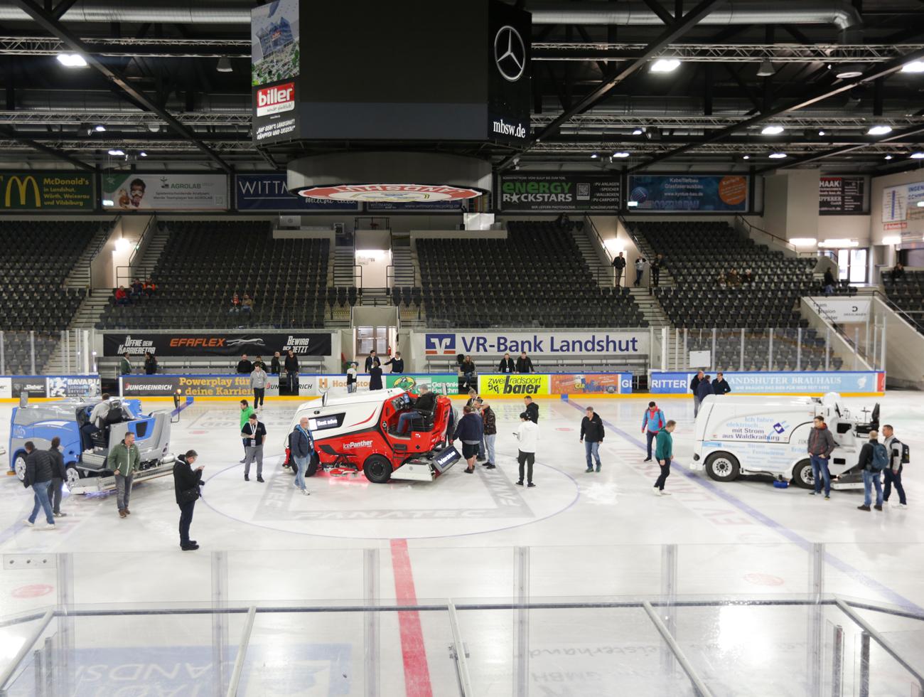Eismeistertagung Landshut Eisbearbeitungsmachine