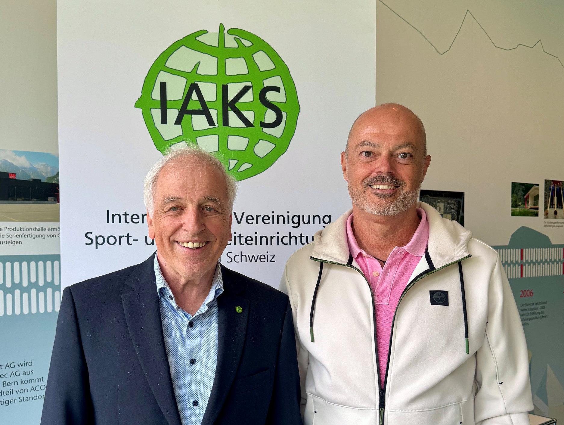 Roger Gut & Roger Schmid, IAKS Switzerland