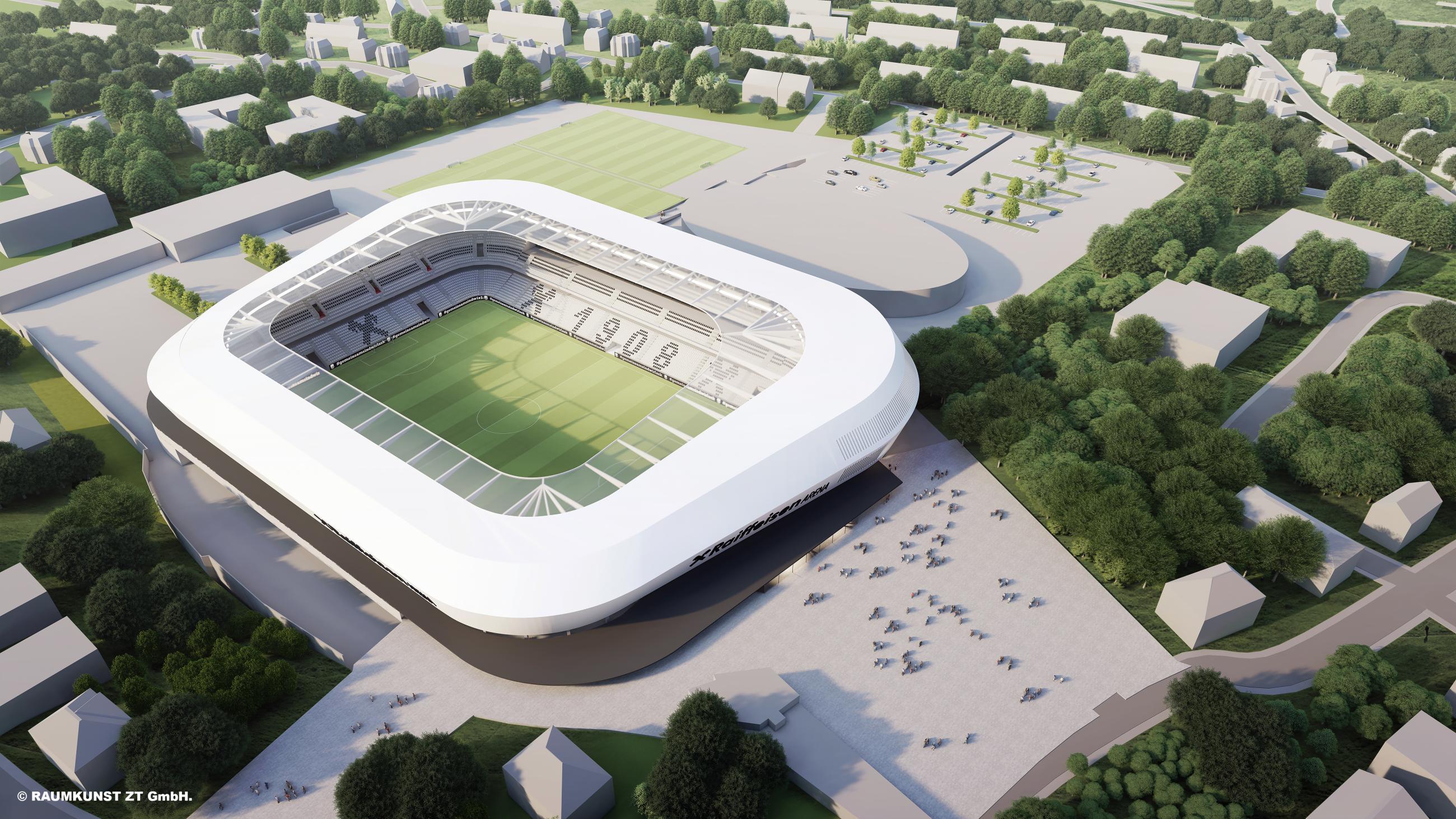Fußball Stadion LASK, Architekt: Raumkunst, Wien