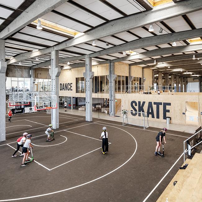 Streetmekka street sports and cultural centre in Viborg by Effekt